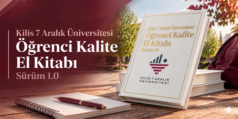 Kilis 7 Aralık Üniversitesi Öğrenci Kalite El Kitabı Yayımlandı